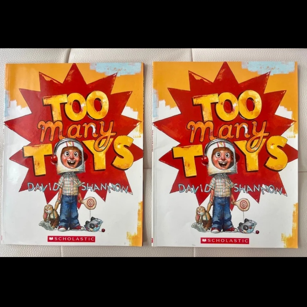 Too Many Toys by David Shannon (2 Books)